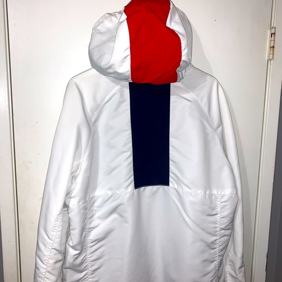 XL Tommy Hilfiger Half Zip Jacket w/ Hood - Picture 3 of 4